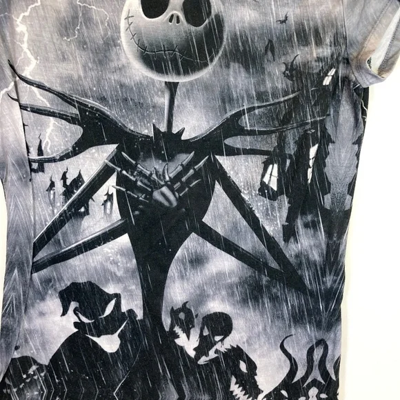 Disney Nightmare Before Christmas Jack Skellington Shirt Sz XXL 19 2 Sided - Picture 2 of 12